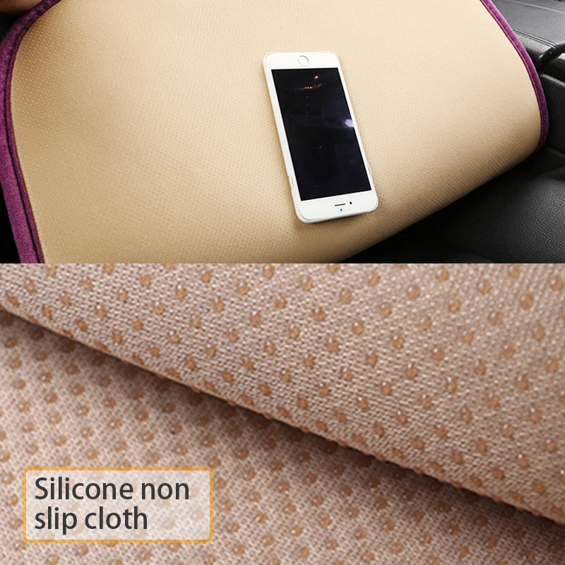 SEAMETAL Plush Car Seat Cover Anti Slip Soft Seat Cushion Auto Chair Protector Pad Universal for Sedan Suv Pick-up Truck
