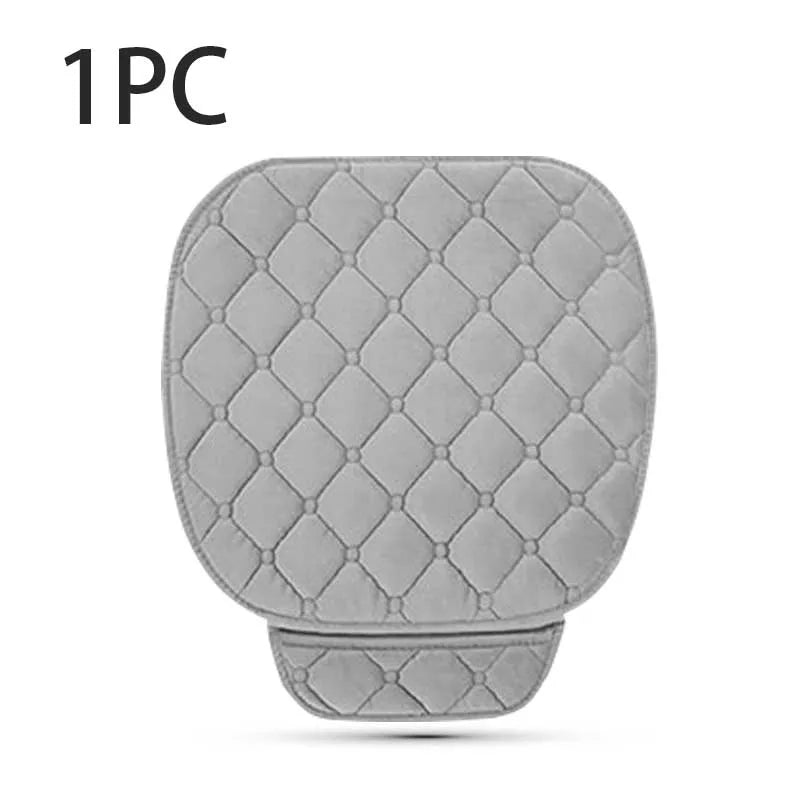 SEAMETAL Plush Car Seat Cover Anti Slip Soft Seat Cushion Auto Chair Protector Pad Universal for Sedan Suv Pick-up Truck