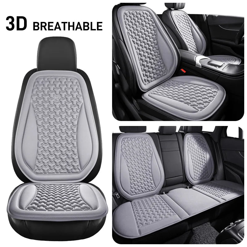 Karcle Car Seat Cover For Car Seats 3D Breathable Car Seat Protector Universal Auto Seat Cushion Convex Sweatproof Chair Mat
