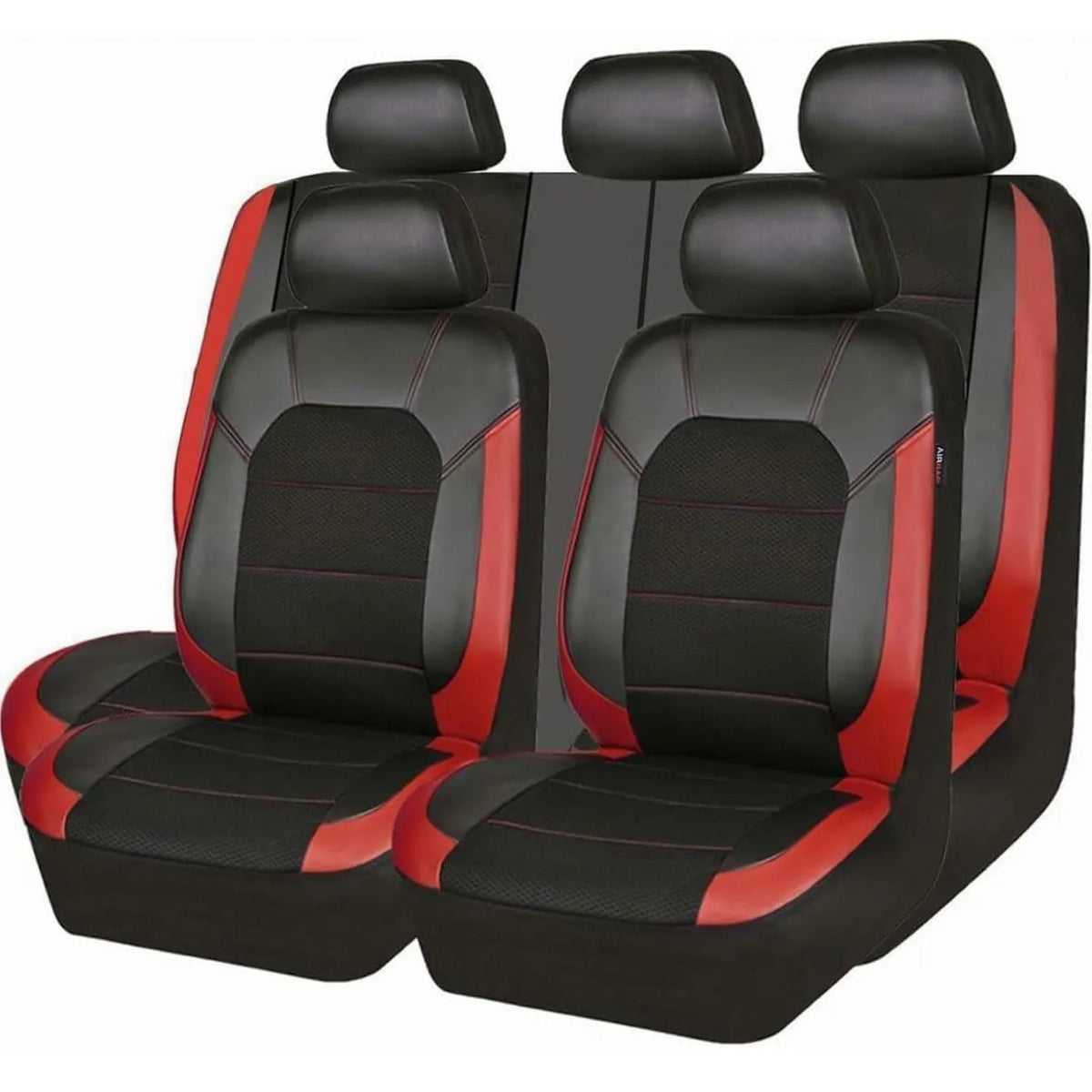 9-Piece Leather & Mesh Car Seat Covers – Breathable, Cool Comfort – image 5