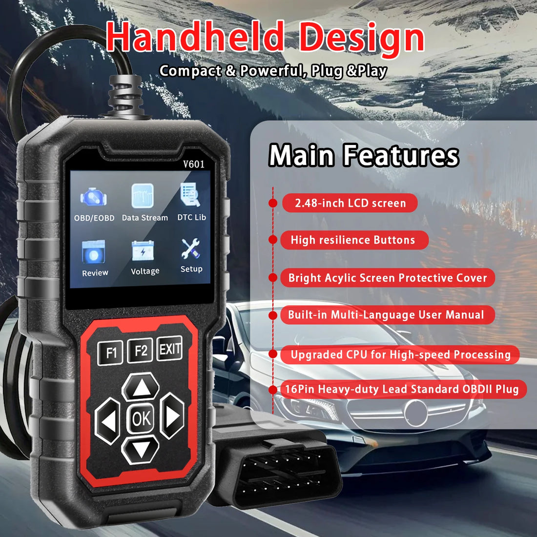 OBD2 Fault Code Reader – Plug & Play Car Diagnostic Tool – image 6
