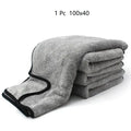 Car Cleaning Towel Upgraded Microfiber Ultra-Soft Auto Wash Towels Super Absorbent Scratch-Free Drying Cloth 40x100cm