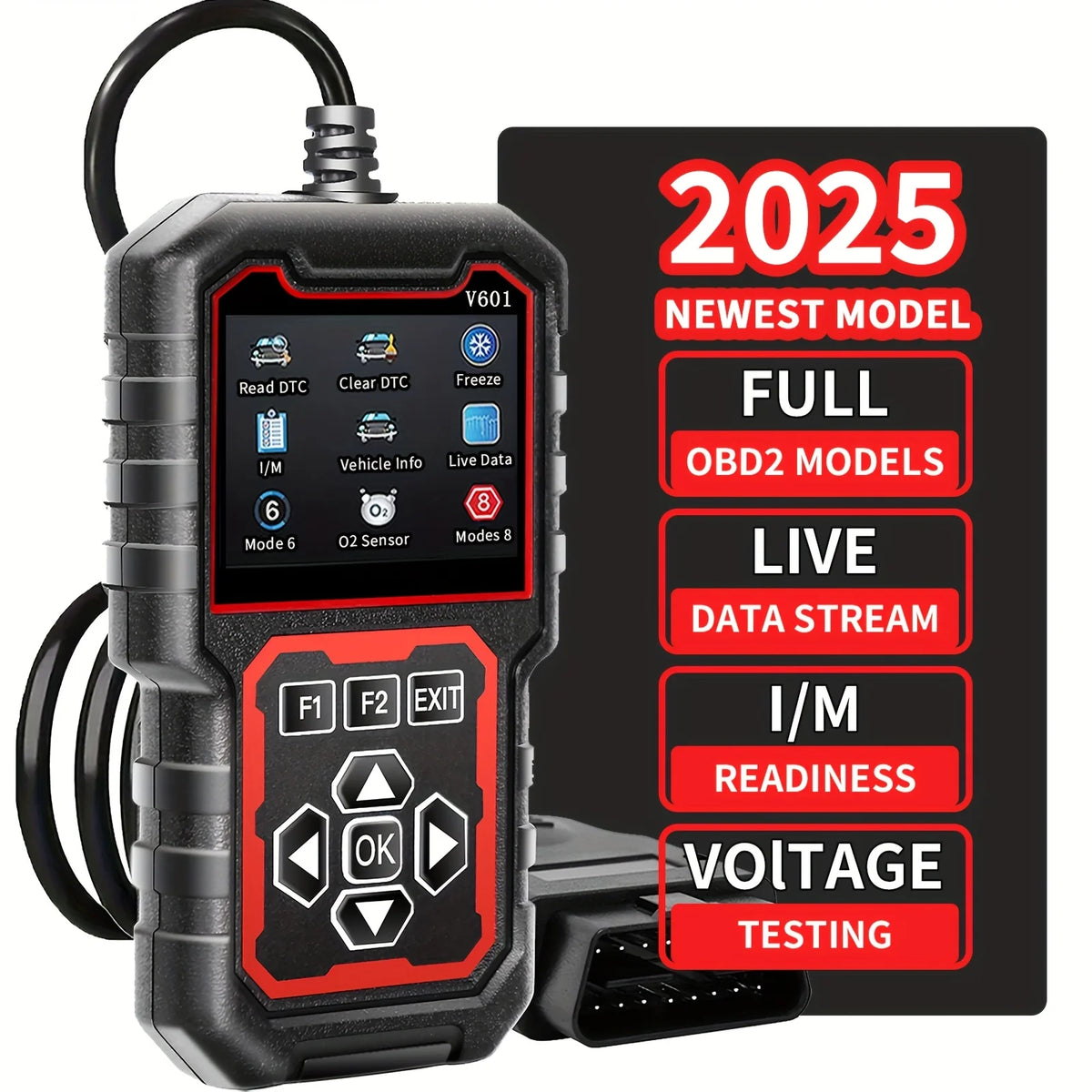 Professional Obd2 Scanner, a Car Fault Code Reader Diagnostic Tool That Supports Obd Ii Protocols since 1996, Supports Reading
