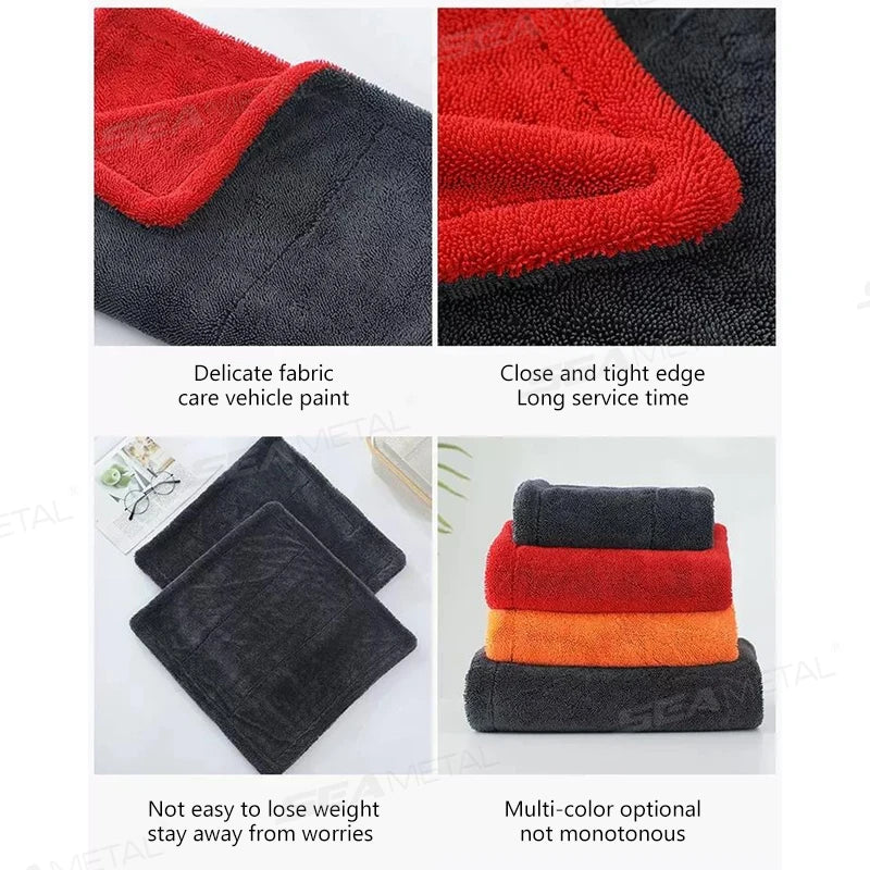 SEAMETAL 1200GSM Microfiber Drying Towel – Double-Sided, Scratch-Free – image 6