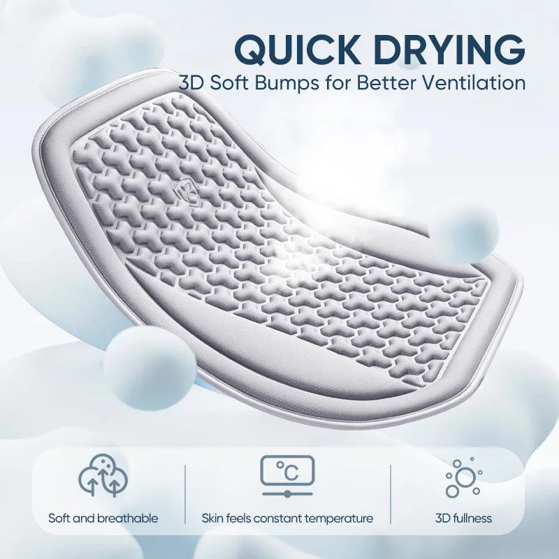 Karcle Car Seat Cover For Car Seats 3D Breathable Car Seat Protector Universal Auto Seat Cushion Convex Sweatproof Chair Mat