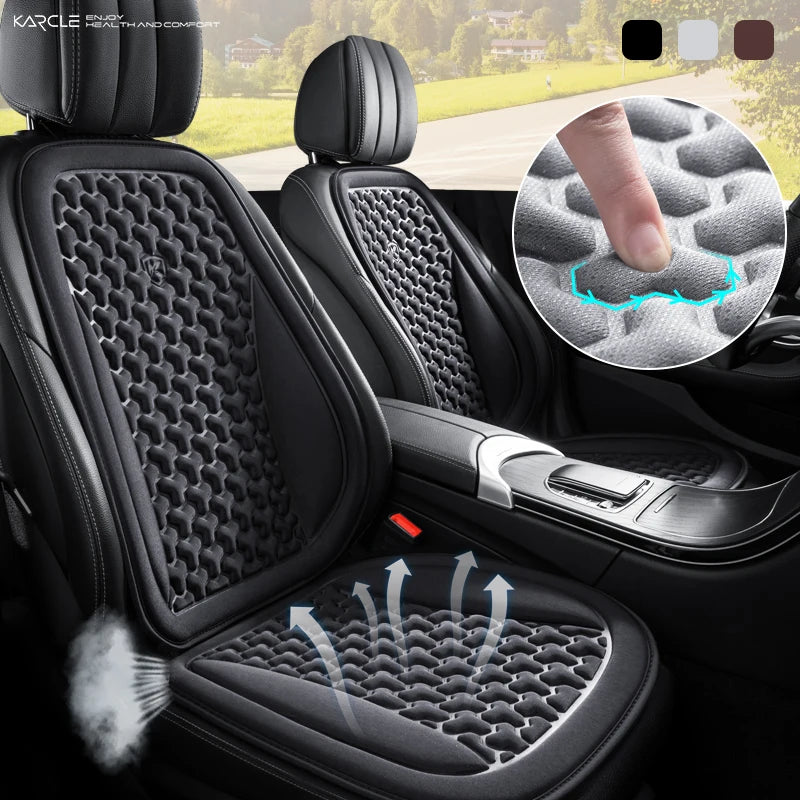 Karcle Car Seat Cover For Car Seats 3D Breathable Car Seat Protector Universal Auto Seat Cushion Convex Sweatproof Chair Mat