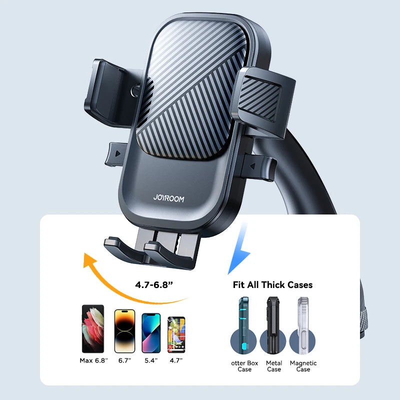 Joyroom Strong Suction Phone Holder – 360° Dashboard & Windshield Mount – image 6