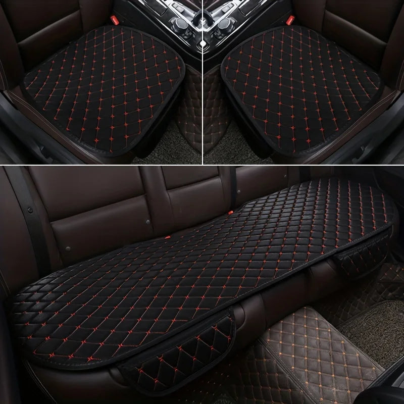 3-Piece Breathable Car Seat Cushion Set – Universal Fit – image 8
