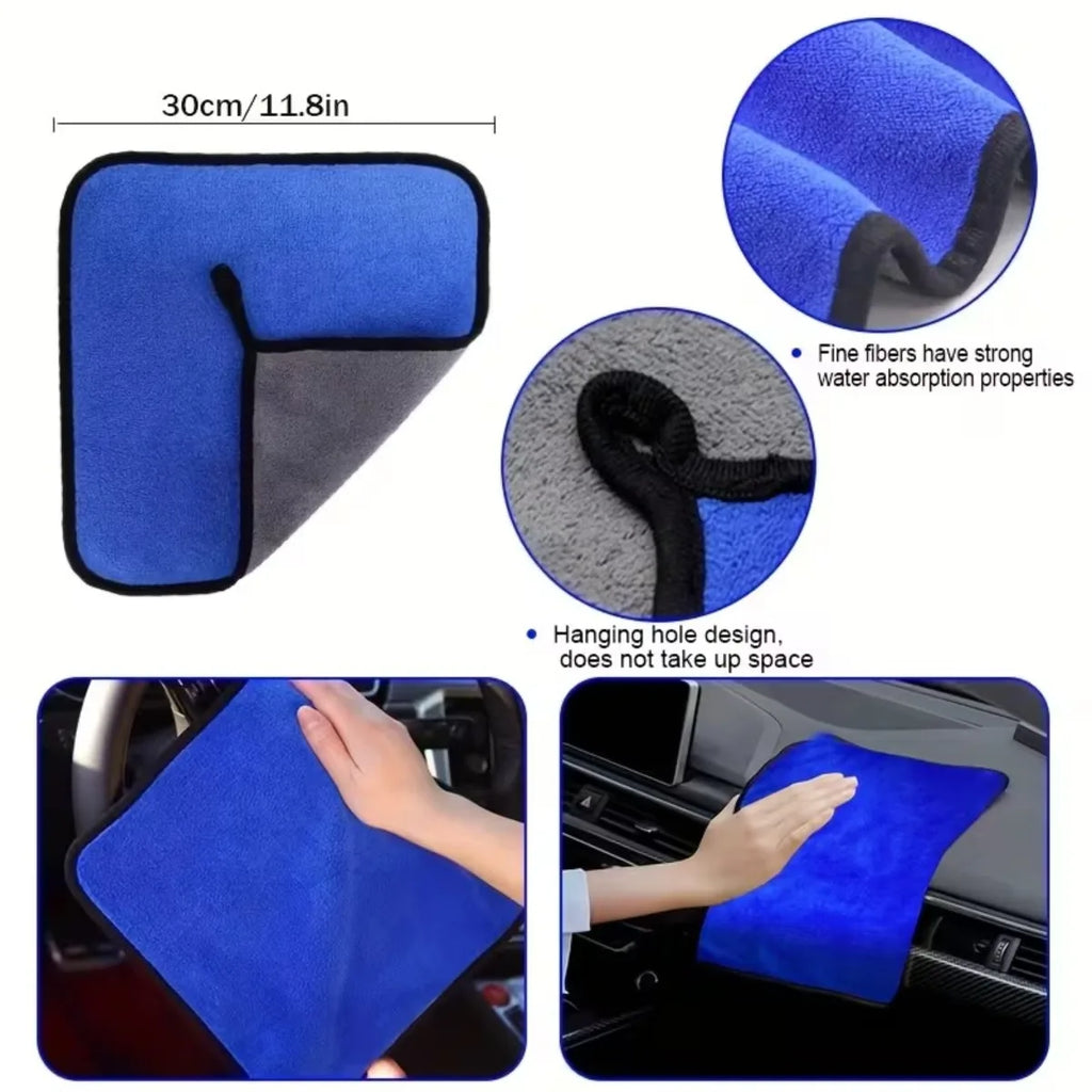 16/20pcs Car Cleaning Tool Set Air Conditioning Vents Seat Gaps Various Detail Brushes Uses For Home Car Washing Motorcycle