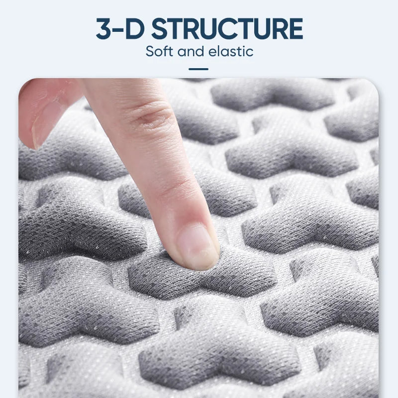 Karcle Car Seat Cover For Car Seats 3D Breathable Car Seat Protector Universal Auto Seat Cushion Convex Sweatproof Chair Mat