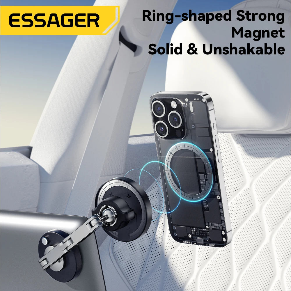Essager Magnetic Car Phone Mount – Optional 15W Wireless Charging – image 5