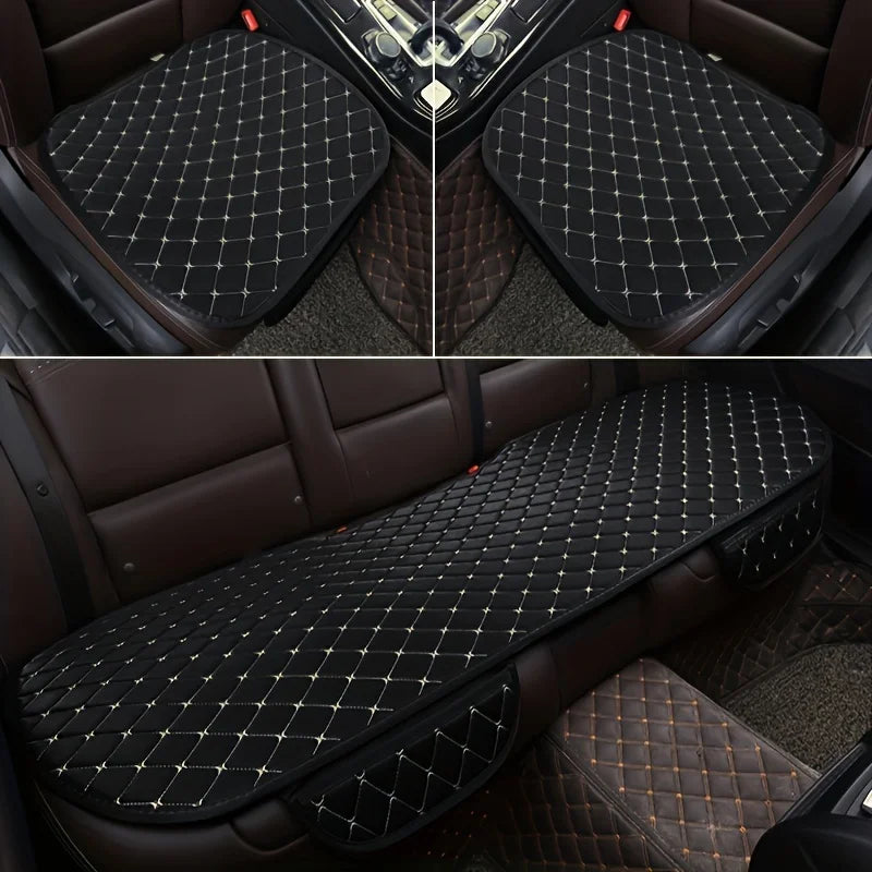 3-Piece Breathable Car Seat Cushion Set – Universal Fit – image 7