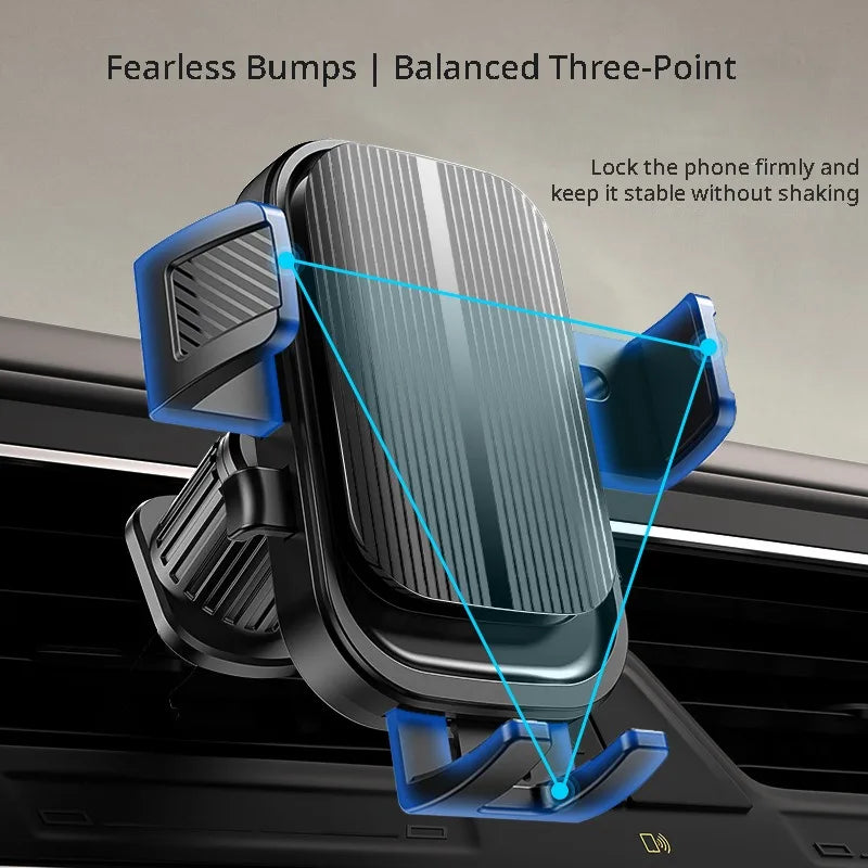Auto-Lock Air Vent Phone Holder – Universal Fit for Most Smartphones – image 3