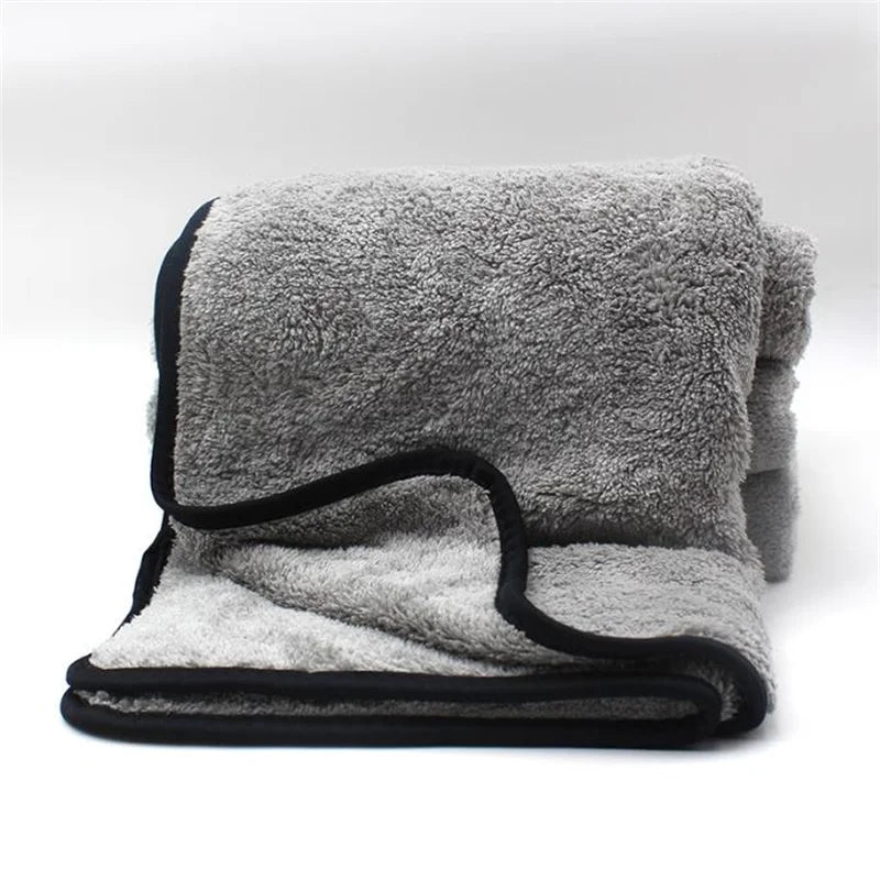 Car Cleaning Towel Upgraded Microfiber Ultra-Soft Auto Wash Towels Super Absorbent Scratch-Free Drying Cloth 40x100cm