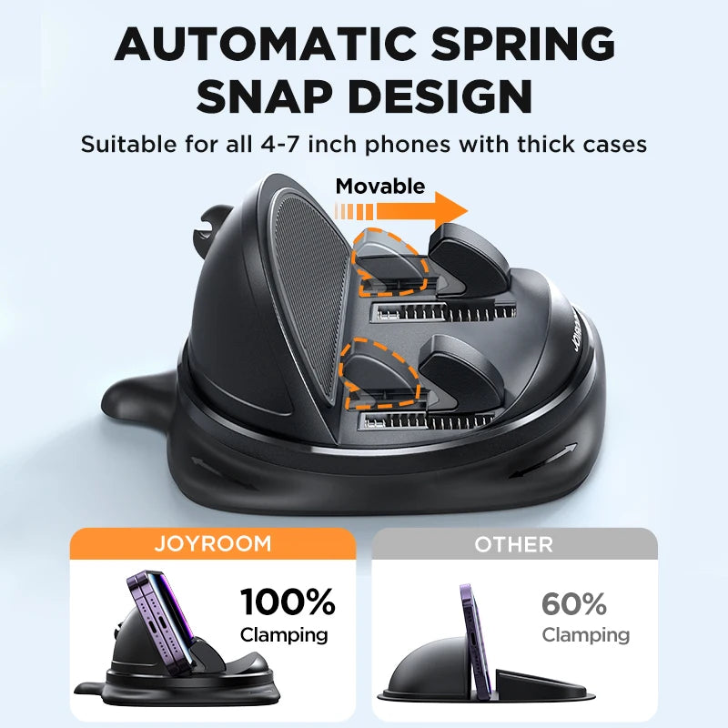 Joyroom Dashboard Phone Holder – Reusable Anti-Slip Silicone Mount – image 5